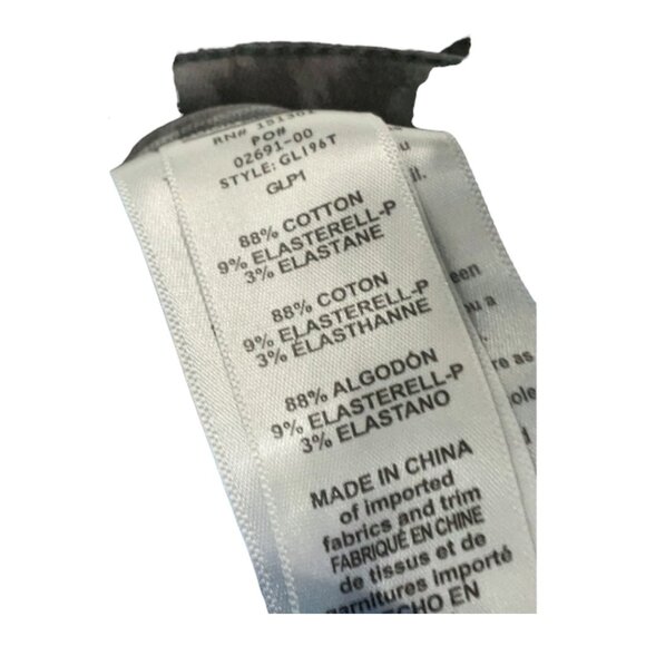 Good American Lucky Leopard Skinny Jeans Gray High Rise Stretchy Sz 10 - Picture 7 of 7